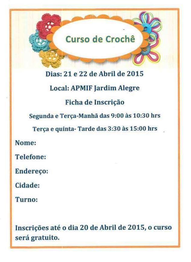 CURSO GRATUITO DE TAPETE DE CROCHÊ